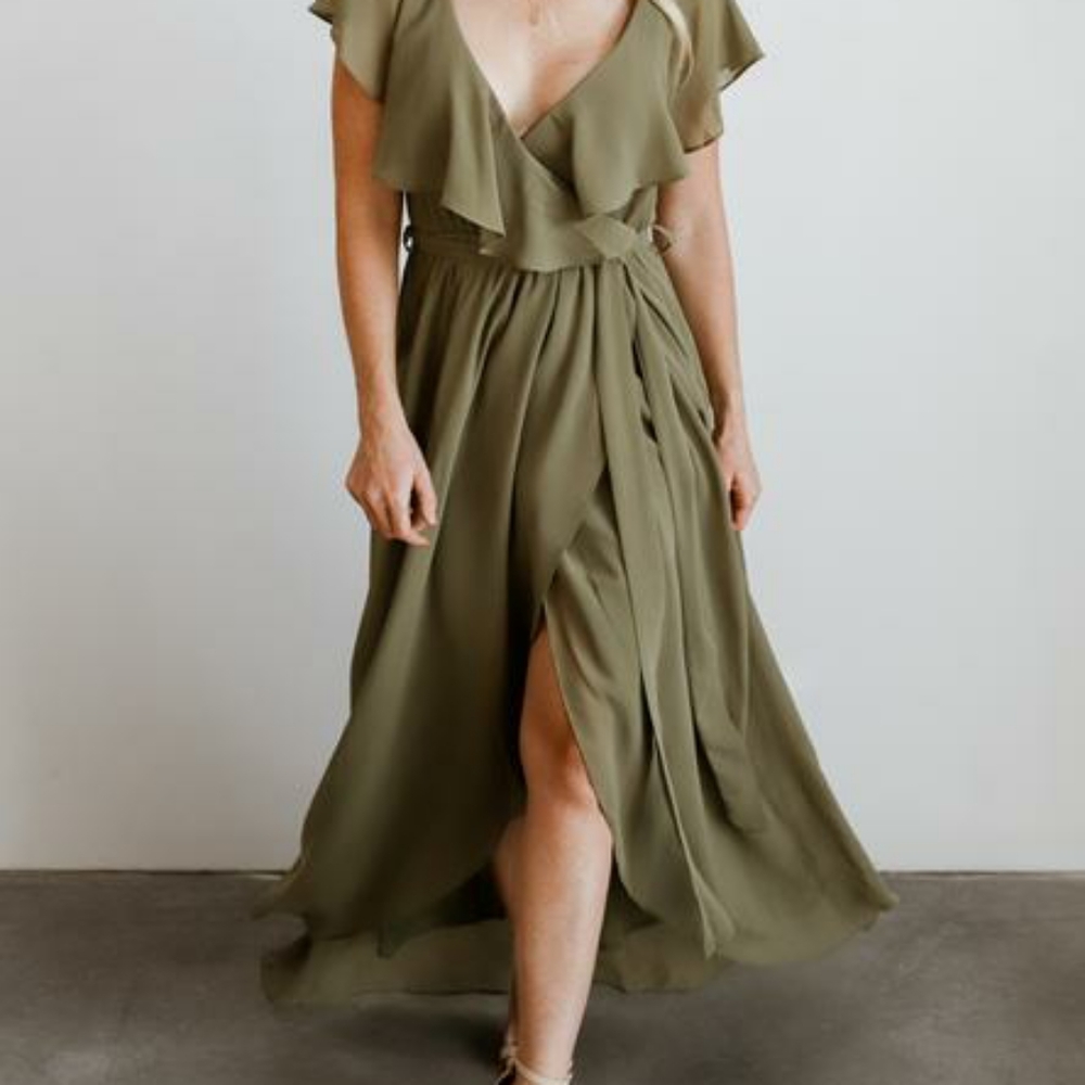Katya Ruffle Maxi Dress - Picture 2 of 12
